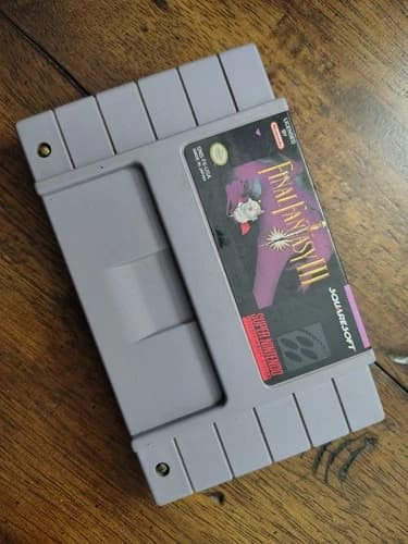 Final Fantasy III (Super Nintendo SNES 1994) Cartridge Only Authentic