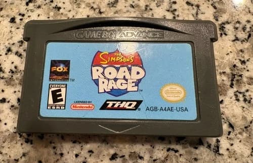The Simpsons Road Rage Game Boy Advance GBA Authentic Tested Working