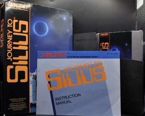 Journey to Silius (Nintendo NES) [CIB] - Tape on Manual