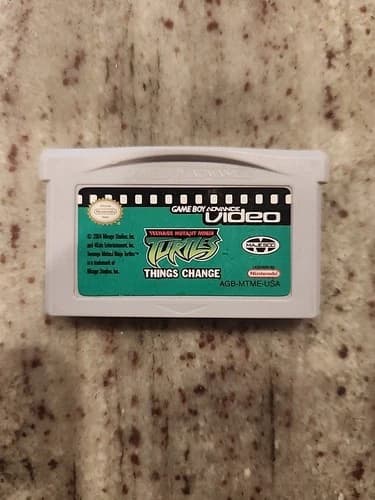 TMNT THINGS CHANGE Teenage Mutant Ninja (Nintendo Game Boy Advance GBA) Video