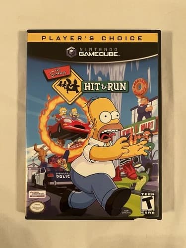 The Simpsons Hit and Run Nintendo GameCube 2003 Complete CIB Tested Working