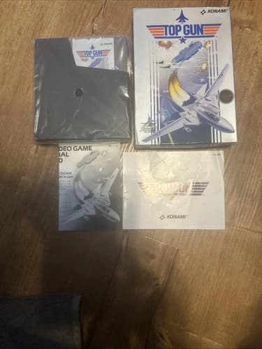 Top Gun (Nintendo Entertainment System, NES, 1987) Complete in Box Never Played
