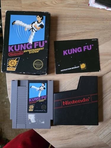 Kung Fu (Nintendo Entertainment System, 1985). NES. Complete. Black Box