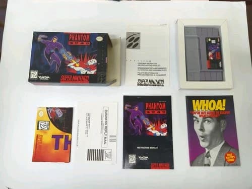Phantom 2040 Super Nintendo SNES Complete CIB