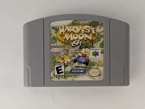 Harvest Moon 64 Nintendo 64 1999 TESTED & WORKS Authentic N64 Cartridge Only