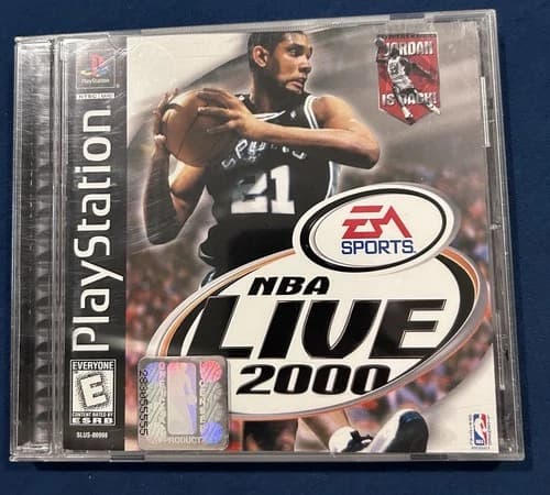 NBA Live 2000 (Sony PlayStation 1, 1999) CIB Complete Video Game PS1
