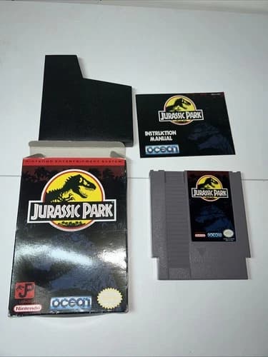 Jurassic Park (Nintendo Entertainment System, 1993) NES CIB