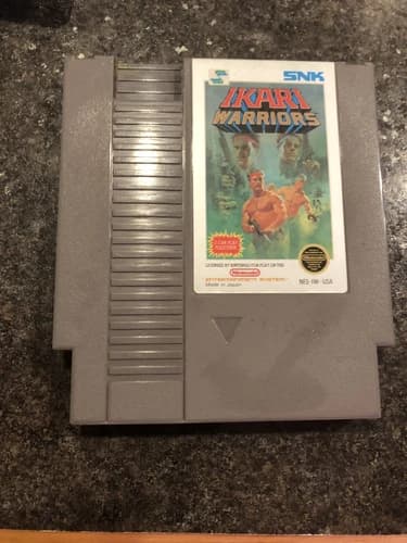 IKARI WARRIORS ORIGINAL VIDEO GAME Nintendo System CARTRIDGE NES HQ