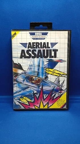 Aerial Assault for Sega Master System Complete in box CIB NOT TESTED