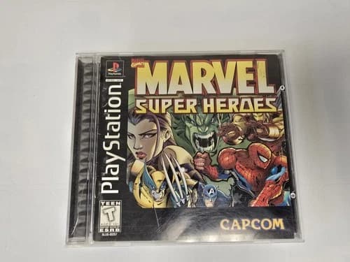 Playstation Marvel Comics Marvel Super Heroes Capcom CIB