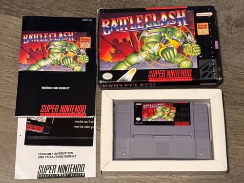 Battle Clash Super Nintendo Snes Complete CIB Authentic