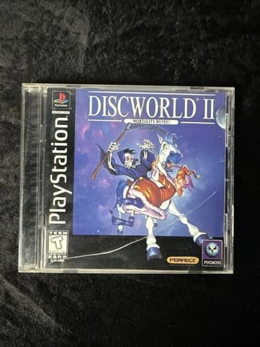 Discworld II: Mortality Bytes (Sony PlayStation 1 PS1, 1997) COMPLETE w/ Reg