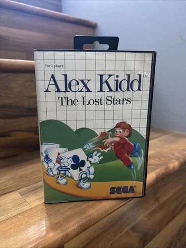 Alex Kidd: The Lost Stars Sega Master Complete Tested Working