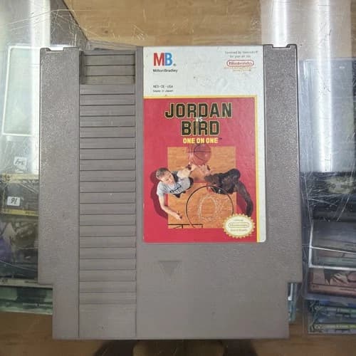 JORDAN VS BIRD: ONE ON ONE - Nintendo NES Game (Authentic) Cleaned & Tested