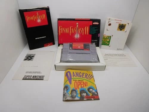 Final Fantasy II - Super Nintendo SNES RPG Complete