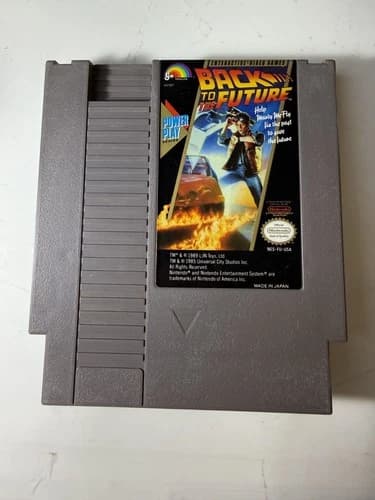 LJN Back to the Future Nintendo NES Action Adventure - TESTED