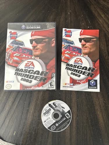 Nintendo GameCube GC Game NASCAR Thunder 2003 CIB Complete In Box