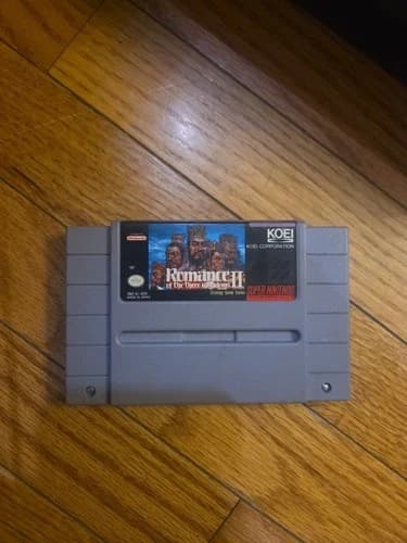 Romance of the Three 3 Kingdoms II 2 (Super Nintendo, 1992) SNES Tested