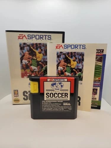FIFA International Soccer Sega Genesis Authentic and Tested CIB