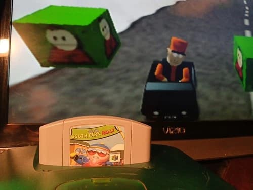 ** South Park Rally (Nintendo 64, 2000) N64 NTSC-U/C AUTHENTIC! TESTED! WORKS! *