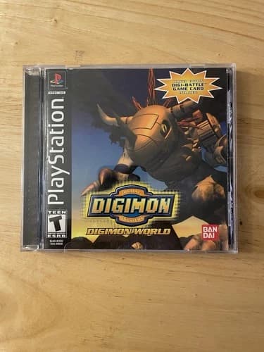 Bandai Digimon World Sony PlayStation 1 PS1 NTSC-U/C T