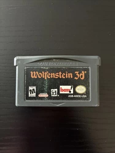 Wolfenstein 3D (Nintendo Game Boy Advance, 2002) GBA Authentic