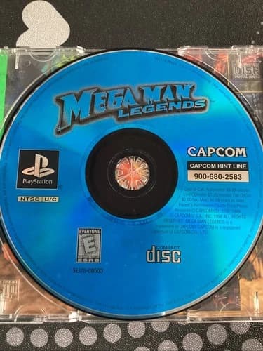 Mega Man Legends PS1 Sony PlayStation Disc Only Black Label Tested