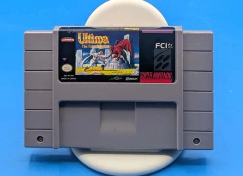 Ultima The False Prophet (Super Nintendo SNES) Tested - Authentic