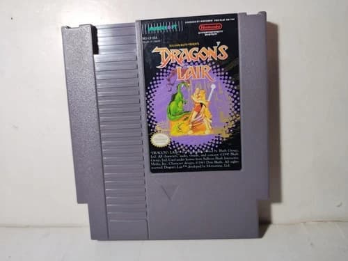 Dragon's Lair Nintendo NES Game Cartridge Tested