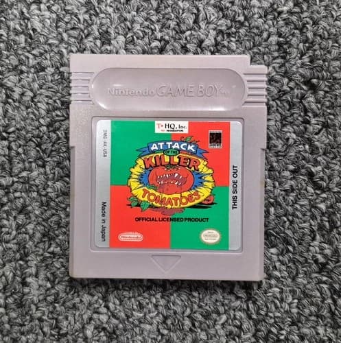 Attack of the Killer Tomatoes (Nintendo Game Boy, 1992) GB Original