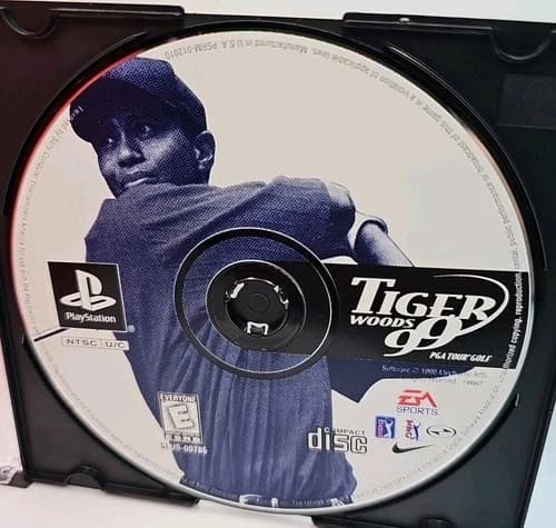 Tiger Woods '99 PGA Tour Golf (Sony PlayStation 1, 1998) PS1 *Disc Only*