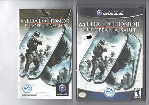 Nintendo GameCube Game Medal Of Honor European Assault 100% complete