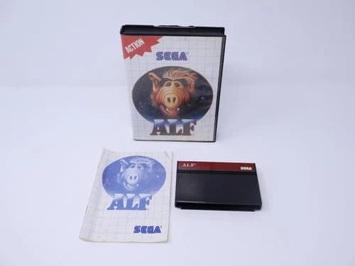 Sega Master System Alf Complete in Box CIB - Tested and Working! - Fast Shipping