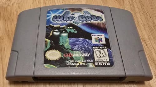 War Gods (Nintendo 64, N64) - Cartridge Only, Tested, Authentic