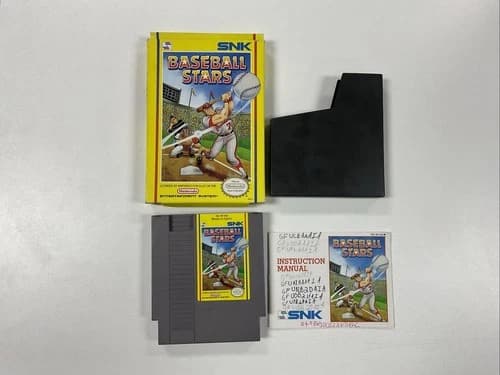 Baseball Stars NES Nintendo CIB Manual BOX Game