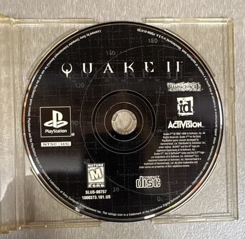 Activision Quake II Quake Series Sony PlayStation 1 PS1 Game Disc NTSC-U/C