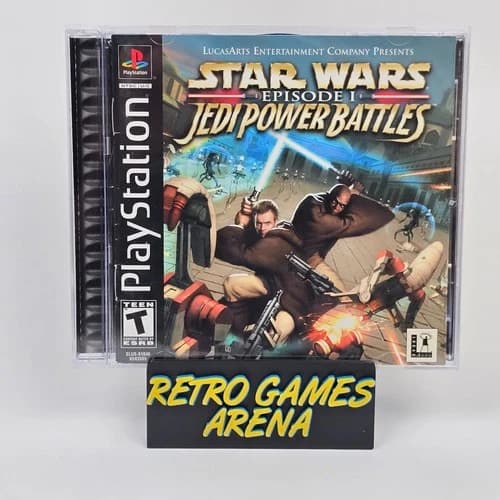 Star Wars Episode I: Jedi Power Battles (PlayStation 1 PS1) BL CIB COMPLETE
