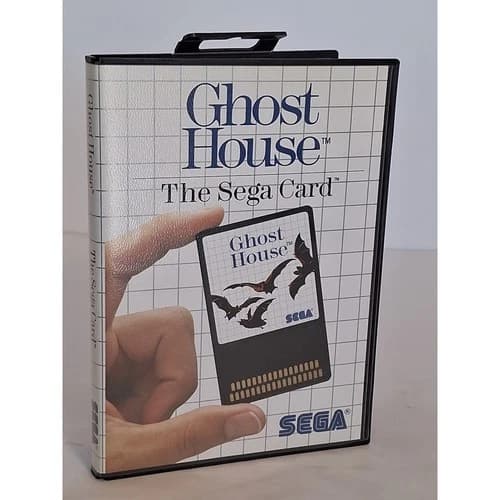 Ghost House Sega Master System Sega Card CIB Complete w Manual Insert