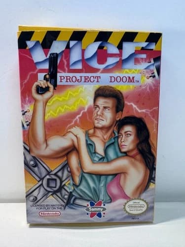 Vice: Project Doom (Nintendo NES, 1991) Complete CIB Tested Authentic
