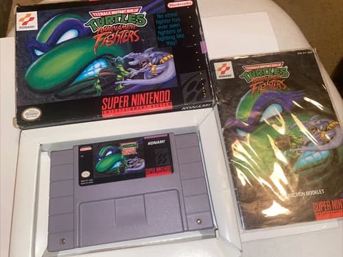 Teenage Mutant Ninja Turtles: Tournament Fighters Nintendo SNES 1993 CIB