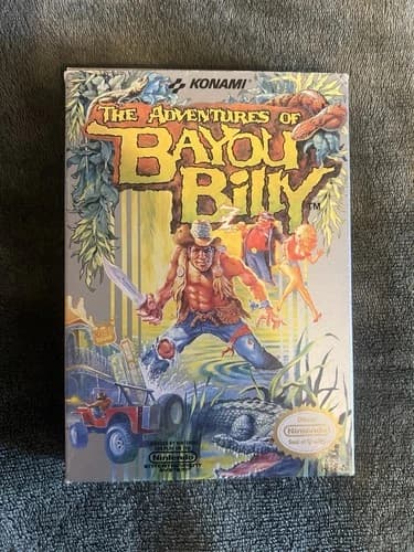 Adventures of Bayou Billy (Nintendo NES, 1989) CIB Complete Ships Fast !