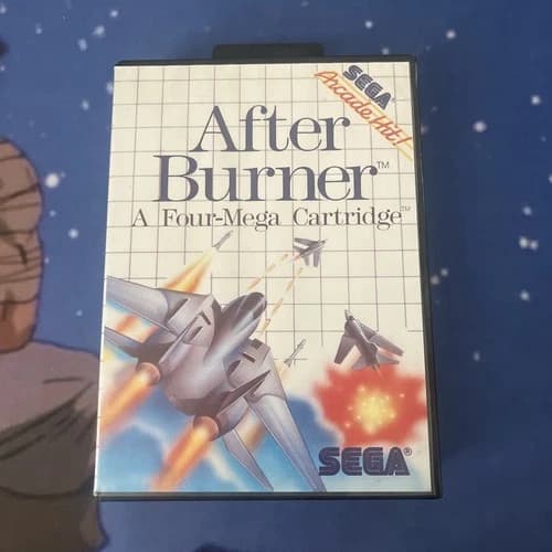1988 After Burner for Sega Master System A Four Mega Cartridge