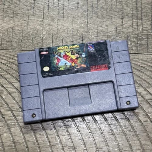 Mickey Mania The Timeless Adventure Of Mickey Mouse - SNES Tested Free Shipping