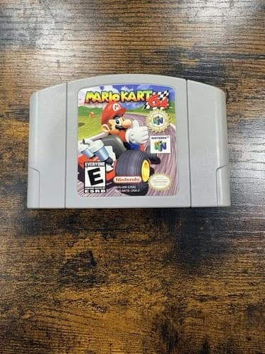 Mario Kart 64 Nintendo 64 N64 Authentic Tested Working Video Game