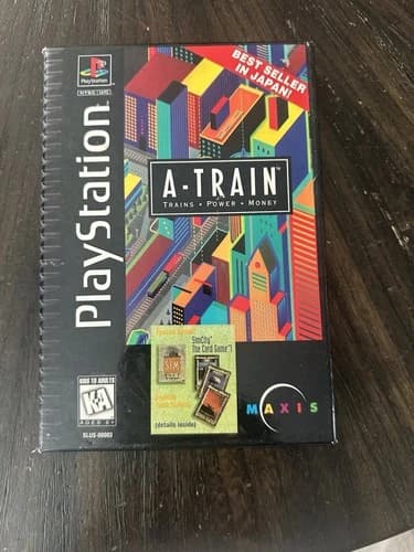 PlayStation 1 PS1 Game A-Train CIB Complete In Box