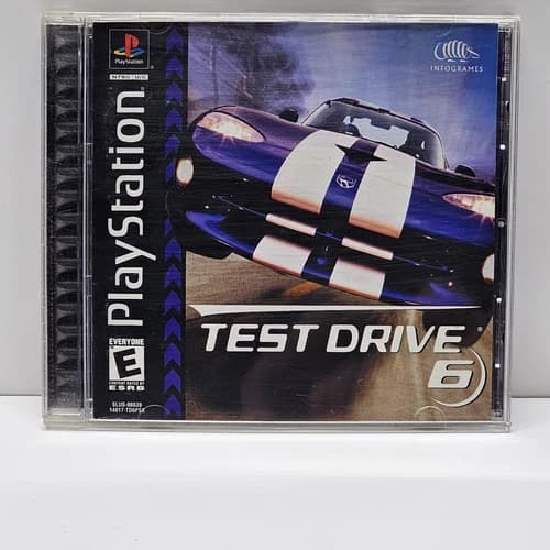 Test Drive 6 (Sony PlayStation 1, 1999) CIB. Tested.