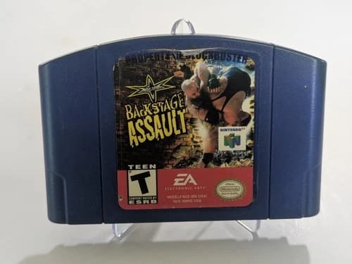 Wcw Backstage Assault (2000) *N64* (OEM) *Losse* ~Tested And Working~