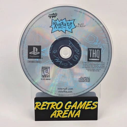 Rugrats: Search for Reptar (PlayStation 1 PS1) Black Label Disc