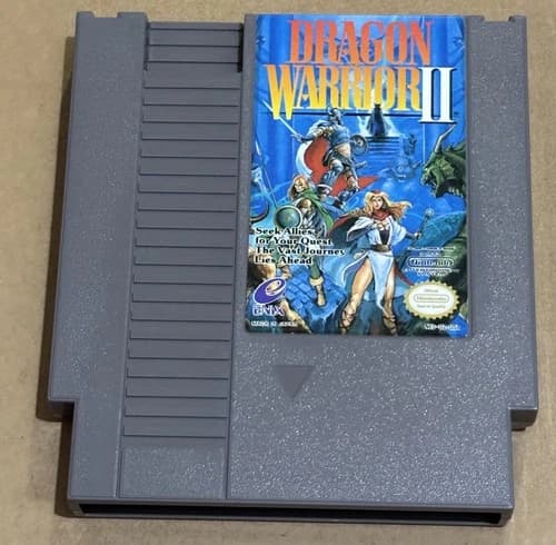 Nintendo NES Dragon Warrior II (Cleaned, Tested & Working)