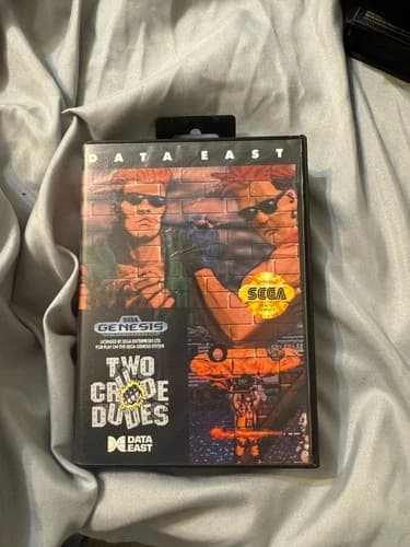 Two Crude Dudes Sega Genesis Complete in Box
